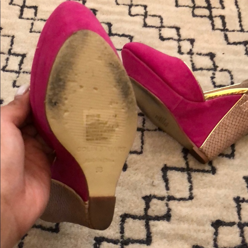 Color block wedge heels - Picture 3 of 4